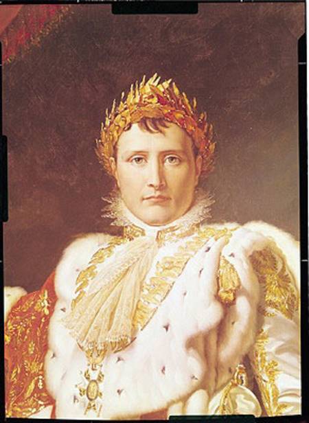 Napoleon I (1769-1821) in Coronation Robes van François Pascal Simon Gérard
