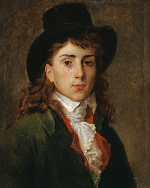 Portrait of Baron Antoine Jean Gros (1771-1835) van François Pascal Simon Gérard