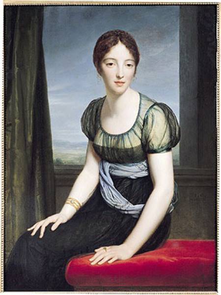 Portrait of Madame Regnault de Saint-Jean d'Angely (1775-1857) van François Pascal Simon Gérard