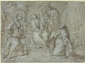 Madonna mit den Heiligen Christophorus, Joseph und Claudius
