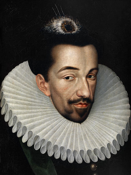 Portrait of Henry III of France, King of Poland and Grand Duke of Lithuania van Francois Quesnel