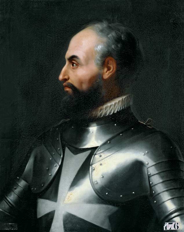 Jean de la Valette (1494-1568) Grand Master of the Knights of the Order of Malta van Francois Xavier Dupre