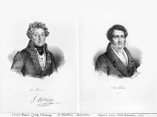 Henri Montan Berton (1767-1844) and Francois Adrien Boieldieu (1775-1834) van Francois Seraphin Delpech