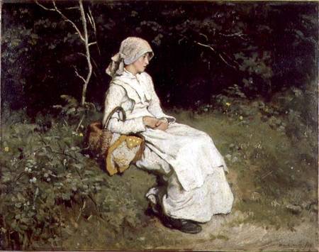 Resting by the Way van Frank Holl