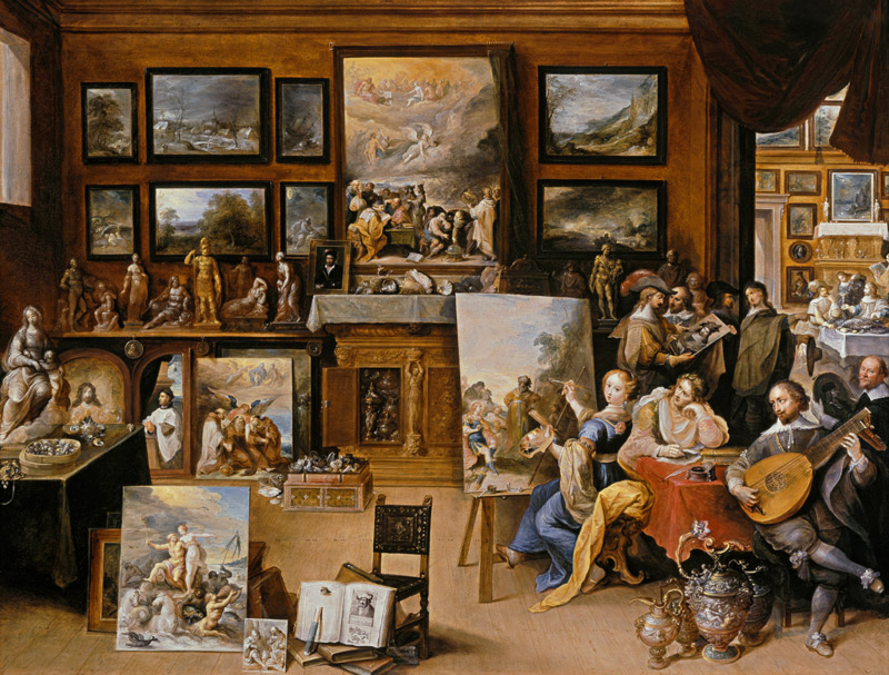 Pictura, Poesis and Musica in a Pronkkamer van Frans Francken d. J.