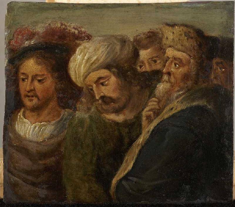 Gruppe von fünf Männern. van Frans Francken d. J.