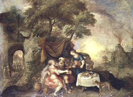 Lot and his Daughters van Frans Francken d. J.