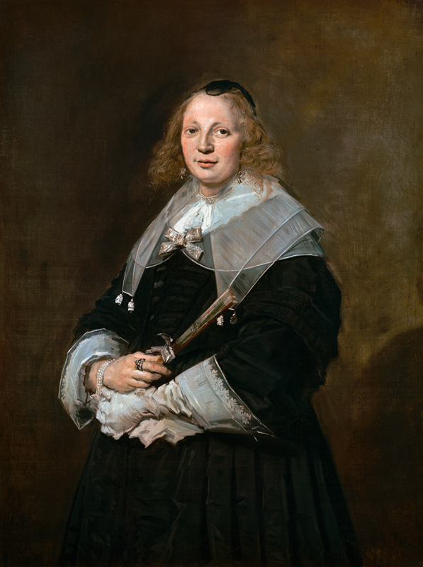 Bildnis einer Dame van Frans Hals