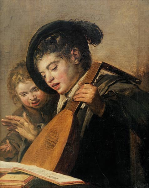 De zingende jongens - Frans Hals van Frans Hals