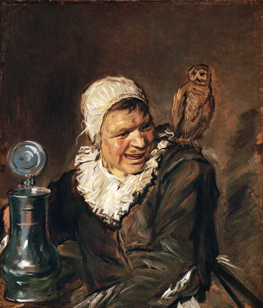Malle babbe door Frans Hals van Frans Hals