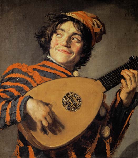 De luitspeler, Frans Hals van Frans Hals