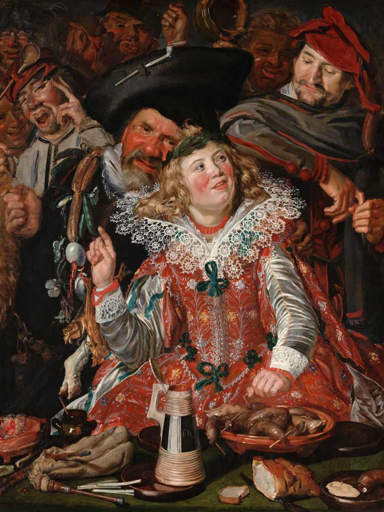 De feestvierders  van Frans Hals