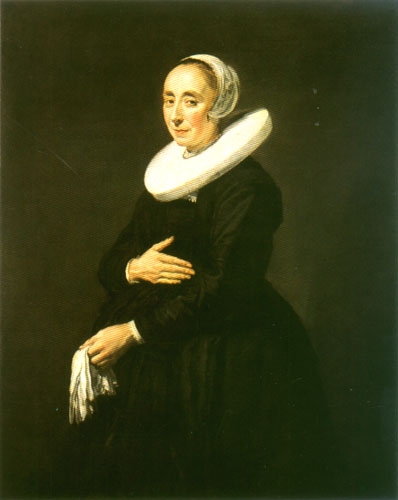 Bildnis von einer Frau van Frans Hals