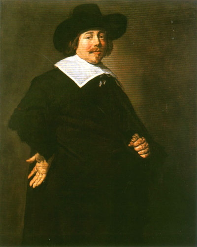 Bildnis von einem Mann van Frans Hals