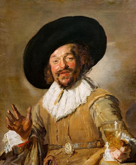 De vrolijke drinker van Frans Hals