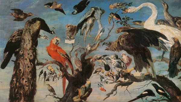 The Bird's Concert van Frans Snyders
