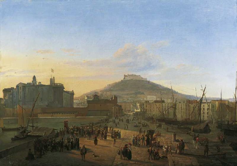 Der Stadtteil Toledo, Neapel van Frans Vervloet