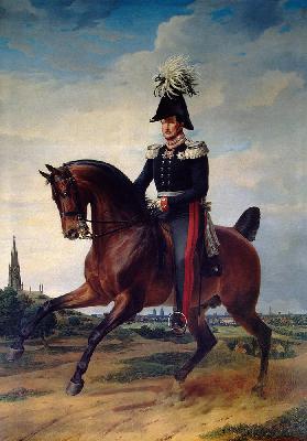 Equestrian Portrait of Frederick William III of Prussia (1797-1840)