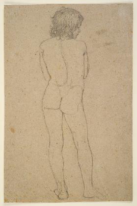 Nude of a boys back