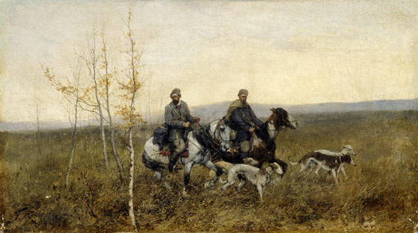 The Hunters van Franz Roubaud