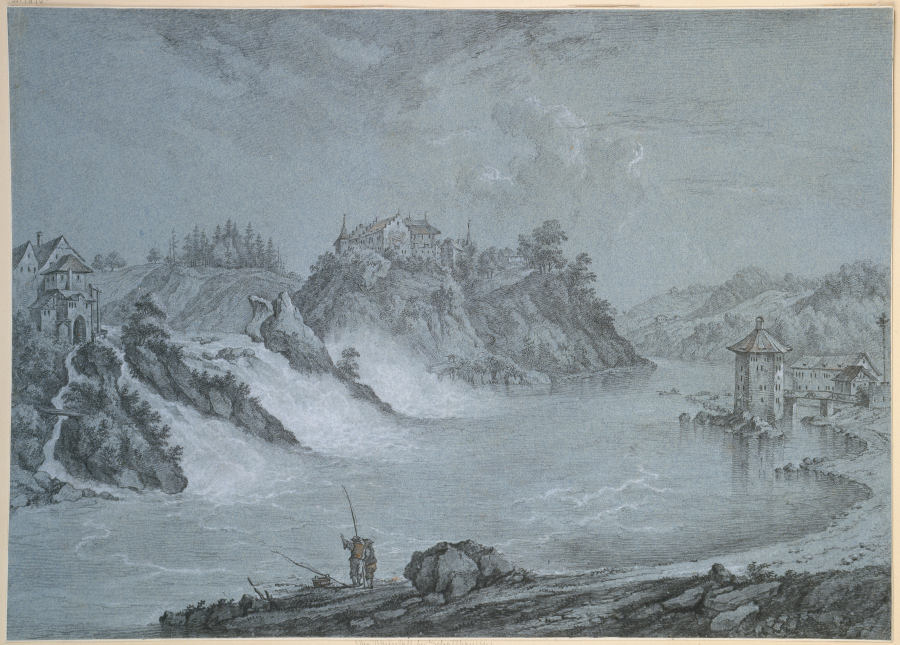Der Rheinfall bei Schaffhausen van Franz Schütz