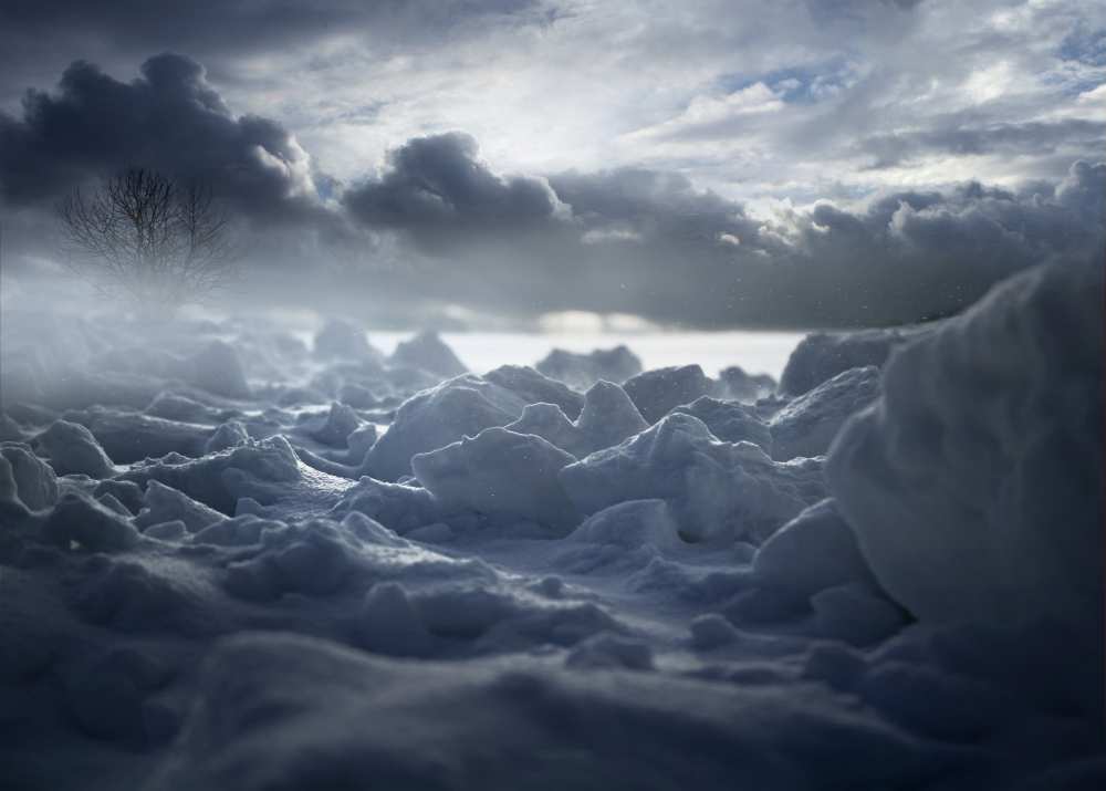 Snowstorm van Franz Schumacher