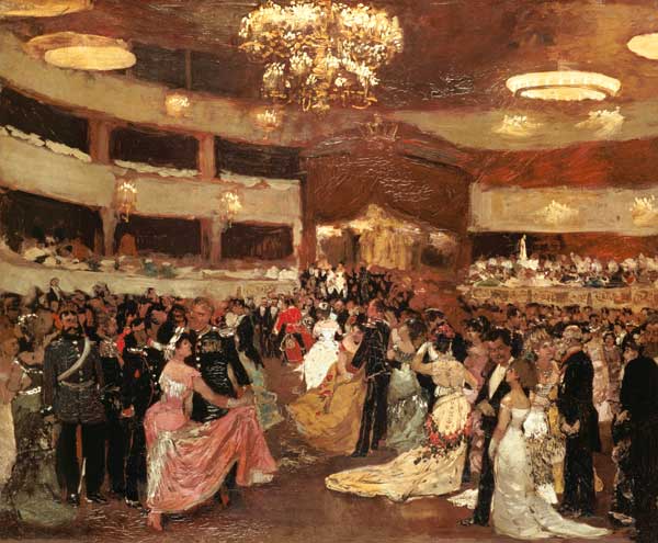 Der Opernball van Franz Skarbina