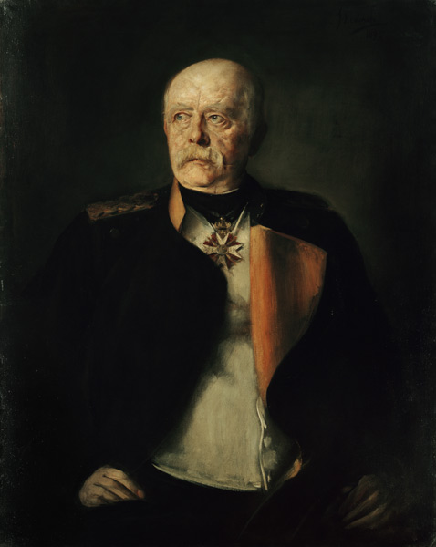 Otto von Bismarck, c.1890 van Franz von Lenbach