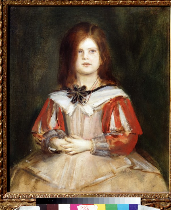 Portrait of Gabriella Lenbach van Franz von Lenbach