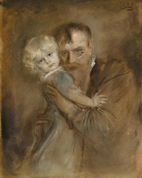 Self-portrait with Daughter Marion