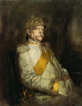 Otto von Bismarck in der Uniform der Halberstädter Kürassiere