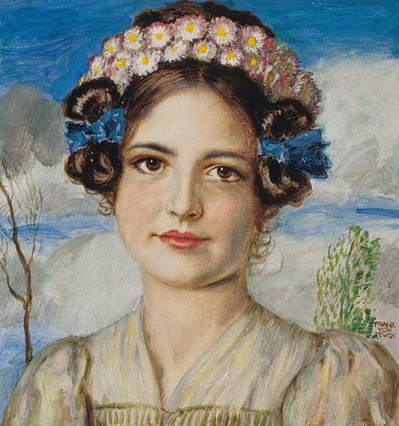 Bildnis der Tochter Mary. van Franz von Stuck