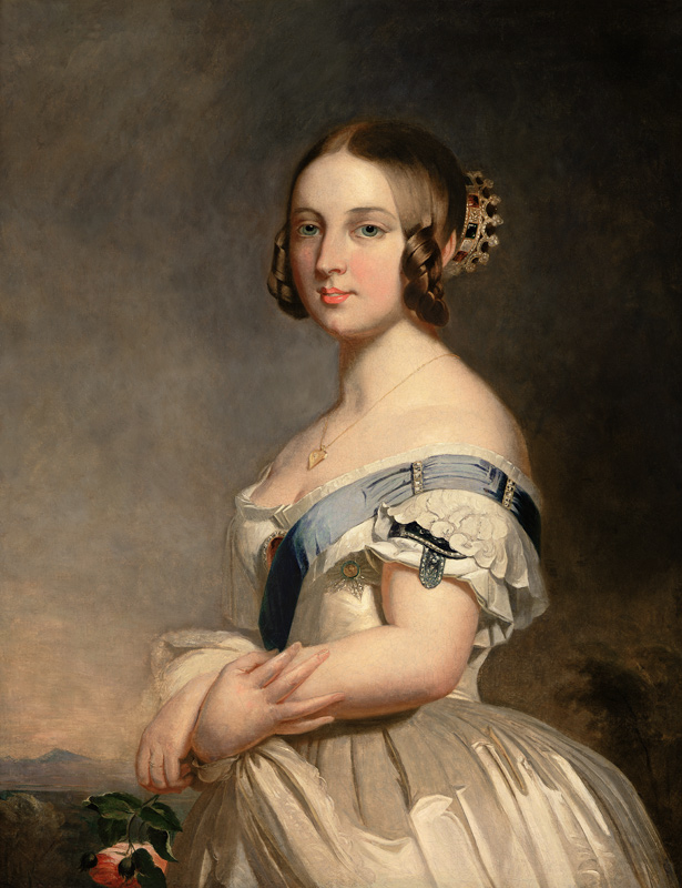 Queen Victoria (1819-1901) van Franz Xaver Winterhalter