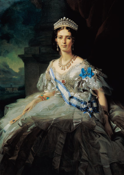 Portrait of Princess Tatiana Alexanrovna Yusupova van Franz Xaver Winterhalter