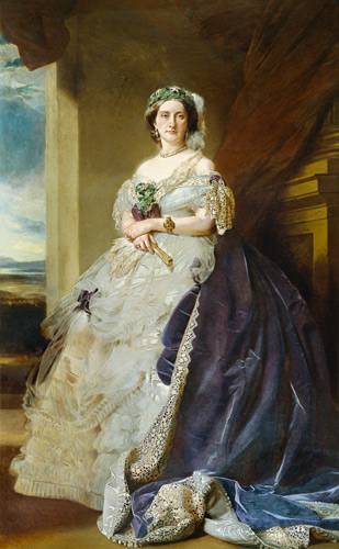 Portrait of Lady Middleton (1824-1901) van Franz Xaver Winterhalter