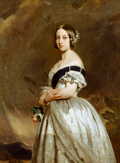 Queen Victoria (1837-1901) van Franz Xaver Winterhalter