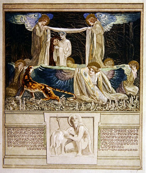 Illustration from Dante''s ''Divine Comedy'', Inferno van Franz von (Choisy Le Conin) Bayros