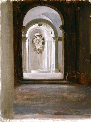 Palazzo Rezzonico, Venice, c.1880 (oil on canvas) van Frederic Leighton