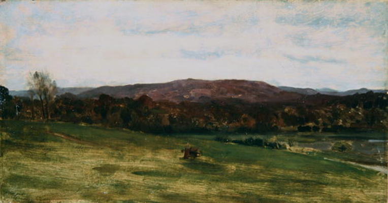 Study of Hills (oil on canvas) van Frederic Leighton