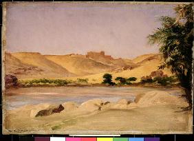 View on the Nile, c.1879 (oil on canvas)