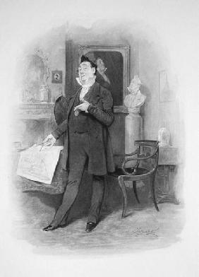Mr Pecksniff, from 'Charles Dickens: A Gossip about his Life', by Thomas Archer