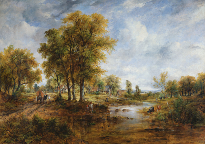Landscape van Frederick Waters Watts