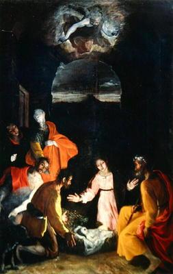 Adoration of the Shepherds, 1590 (oil on canvas)