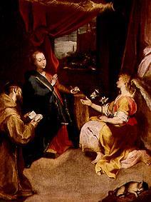 Verkündigung Mariae (mit dem hl. Franz von Assisi) van Frederico Barocci