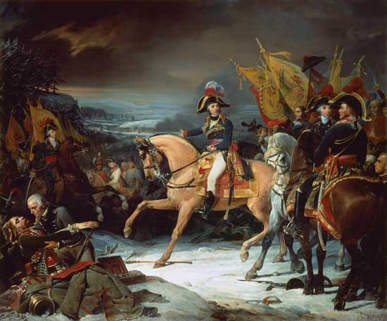 The Battle of Hohenlinden, 3rd December 1800 van Frederik Henry Schopin