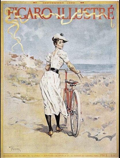 Poster advertising the 'Figaro Illustre' van Frederik Hendrik Kaemmerer