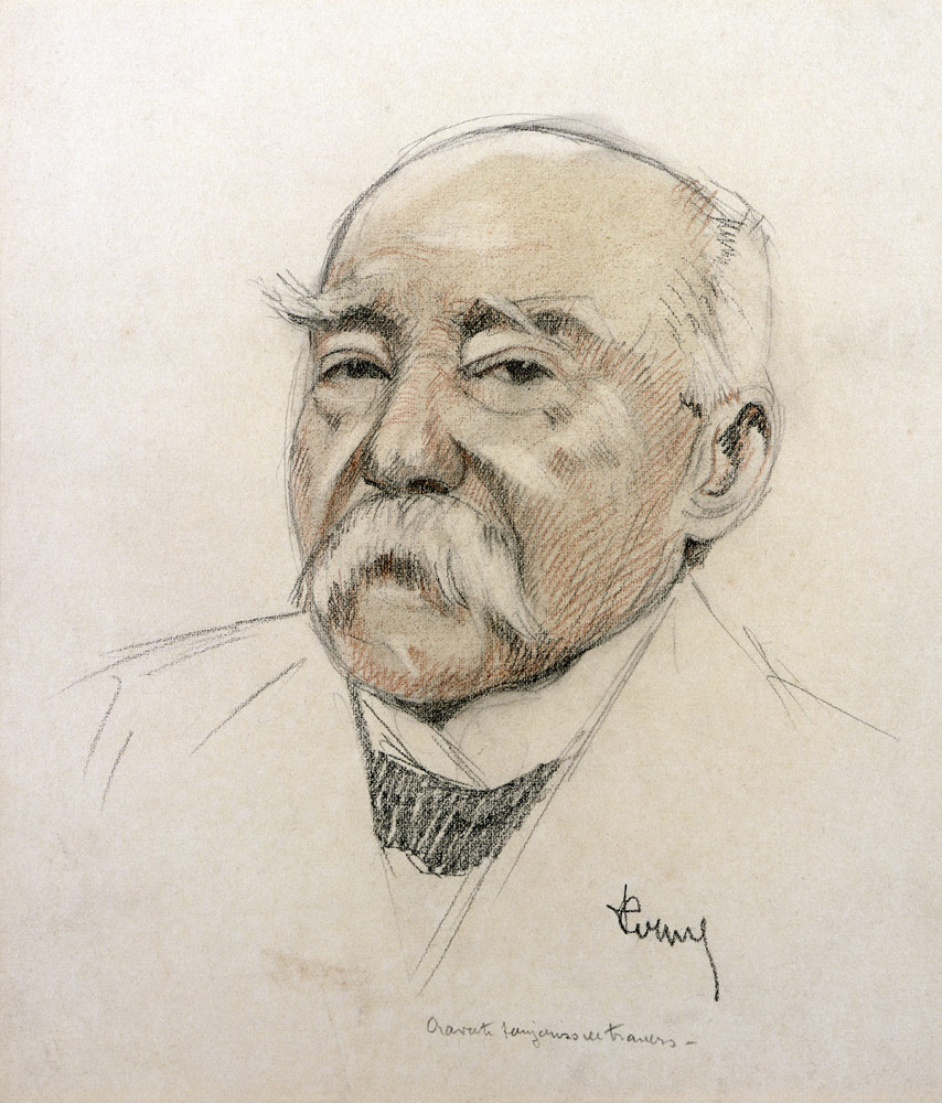 Portrait of Georges Clemenceau (1841-1929) van French School