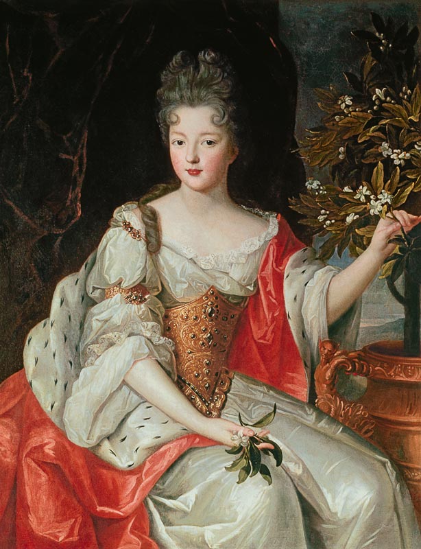 Portrait of Louise-Francoise de Bourbon (1673-1743) late 17th century van French School