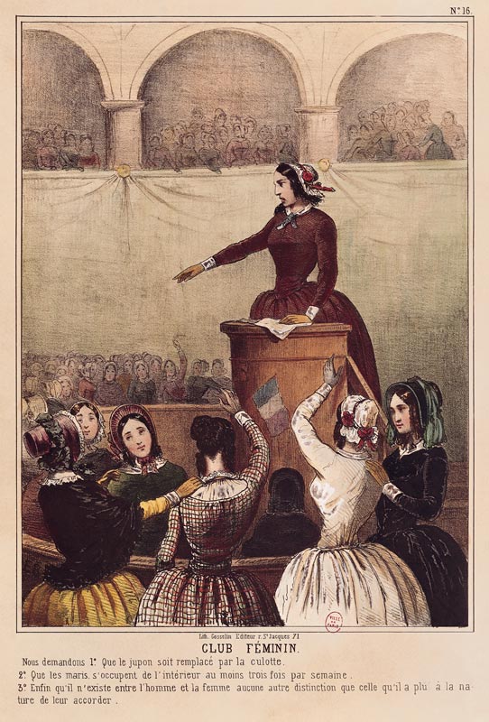 Women''s Club, c.1848 van French School