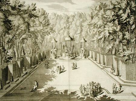 Baths of Apollo, Versailles, from 'Les Plans, Profils et Elevations des Ville et Chateau de Versaill van French School